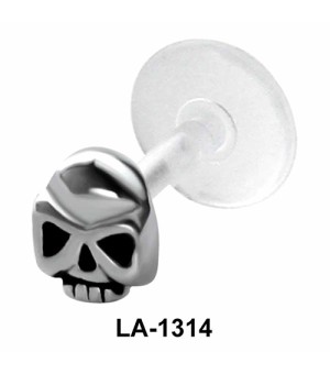 Hollow Skull Shaped Labrets Push-in LA-1314