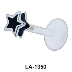 Star Enamel Labrets Push-in LA-1350
