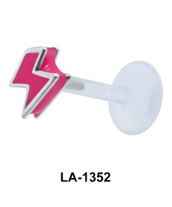 Lightning Enamel Labrets Push-in LA-1352