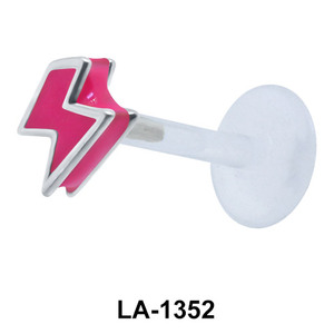 Lightning Enamel Labrets Push-in LA-1352