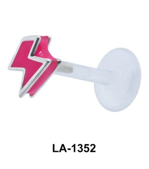 Lightning Enamel Labrets Push-in LA-1352