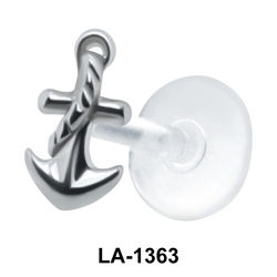 Anchor with Rope Shaped Labrets Push-in LA-1363