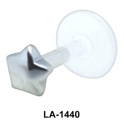 Star Shaped Labrets Push-in LA-1440