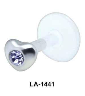 Heart Shaped Labrets Push-in LA-1441