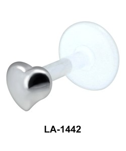 Heart Shaped Labrets Push-in LA-1442