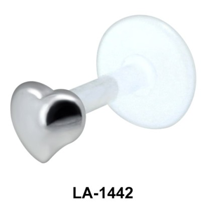 Heart Shaped Labrets Push-in LA-1442