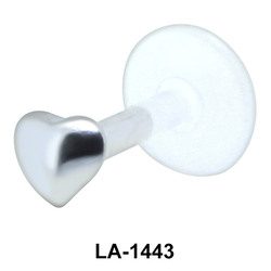 Heart Shaped Labret Push-in LA-1443