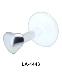 Heart Shaped Labret Push-in LA-1443