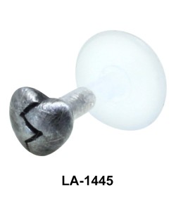 Broken Heart Shaped Labrets Push-in LA-1445