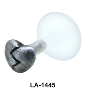 Broken Heart Shaped Labrets Push-in LA-1445