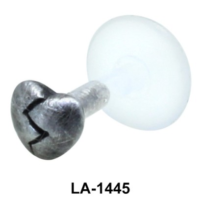 Broken Heart Shaped Labrets Push-in LA-1445