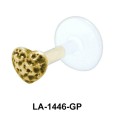 Heart Shaped Silver Face Piercing LA-1446