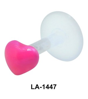 Heart Shaped Labrets Push-in LA-1447