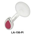 Pear Shaped Labrets Push-in LA-156
