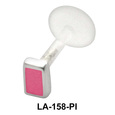 Red Enameled Box Labret Piercing PTFE LA-158