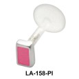 Red Enameled Box Labret Piercing PTFE LA-158