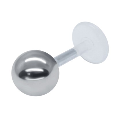 5 mm Silver Ball Labret Push-in LA-185-5