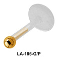 2 mm. Ball Shaped Labret Silver LA-185