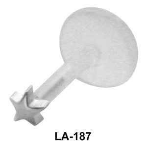 Star Shaped Labret Silver LA-187