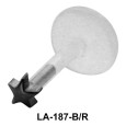 Star Shaped Labret Silver LA-187