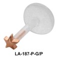 Star Shaped Labret Silver LA-187