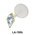 Prong Set Marquise Stone labrets Push-in LA-190b