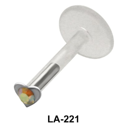 Heart Shaped Labrets Push-in LA-221