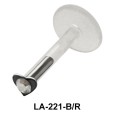 Heart Shaped Labrets Push-in LA-221