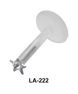 Star Shaped Labrets Push-in LA-222