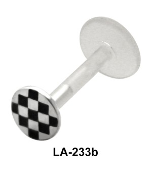 Checks Design Labrets Push-in LA-233b