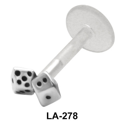Dices Shaped Labrets Push-in LA-278 