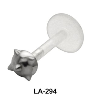 Flail Shaped Labrets Push-in LA-294 