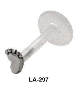 Foot Shaped Labrets Push-in LA-297