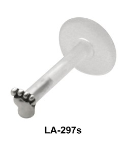 Foot Shaped Labrets Piercing with PTFE LA-297s 