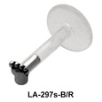 Foot Shaped Labrets Piercing with PTFE LA-297s 
