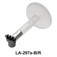 Baby Foot Shaped Labrets Piercing LA-297s 
