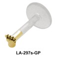 Baby Foot Shaped Labrets Piercing LA-297s 