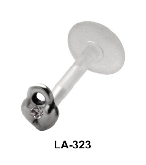 Heart Key Labrets Piercing PTFE LA-323