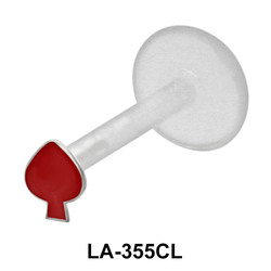 Red Spade Monroe Piercing LA-355CL