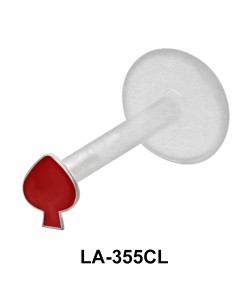 Red Spade Monroe Piercing LA-355CL