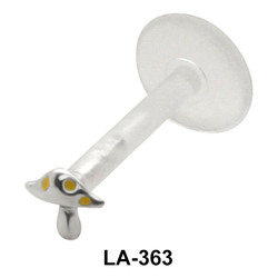Mushroom Shaped Labrets Push-in LA-363CL 
