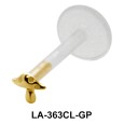 Mushroom Shaped Labrets Push-in LA-363CL 