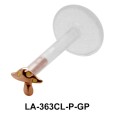 Mushroom Shaped Labrets Push-in LA-363CL 