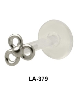 Hollow Flower Shaped Labrets Push-in LA-379