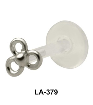 Hollow Flower Shaped Labrets Push-in LA-379