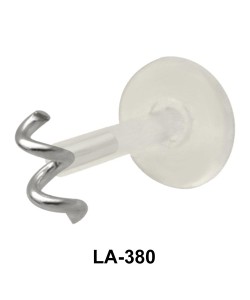 Spring Shaped Labrets Push-in LA-380