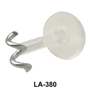 Spring Shaped Labrets Push-in LA-380
