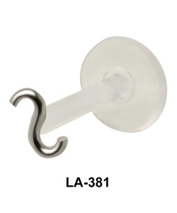 Reverse S Shaped Labrets Push-in LA-381