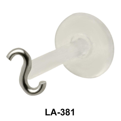 Reverse S Shaped Labrets Push-in LA-381
