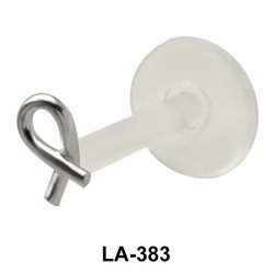 Aids Awareness Shaped labrets Push-in LA-383